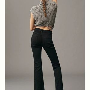 Anthropologie jeans, the Icon Flare Jean's by Pilcro size 29 black/noir new